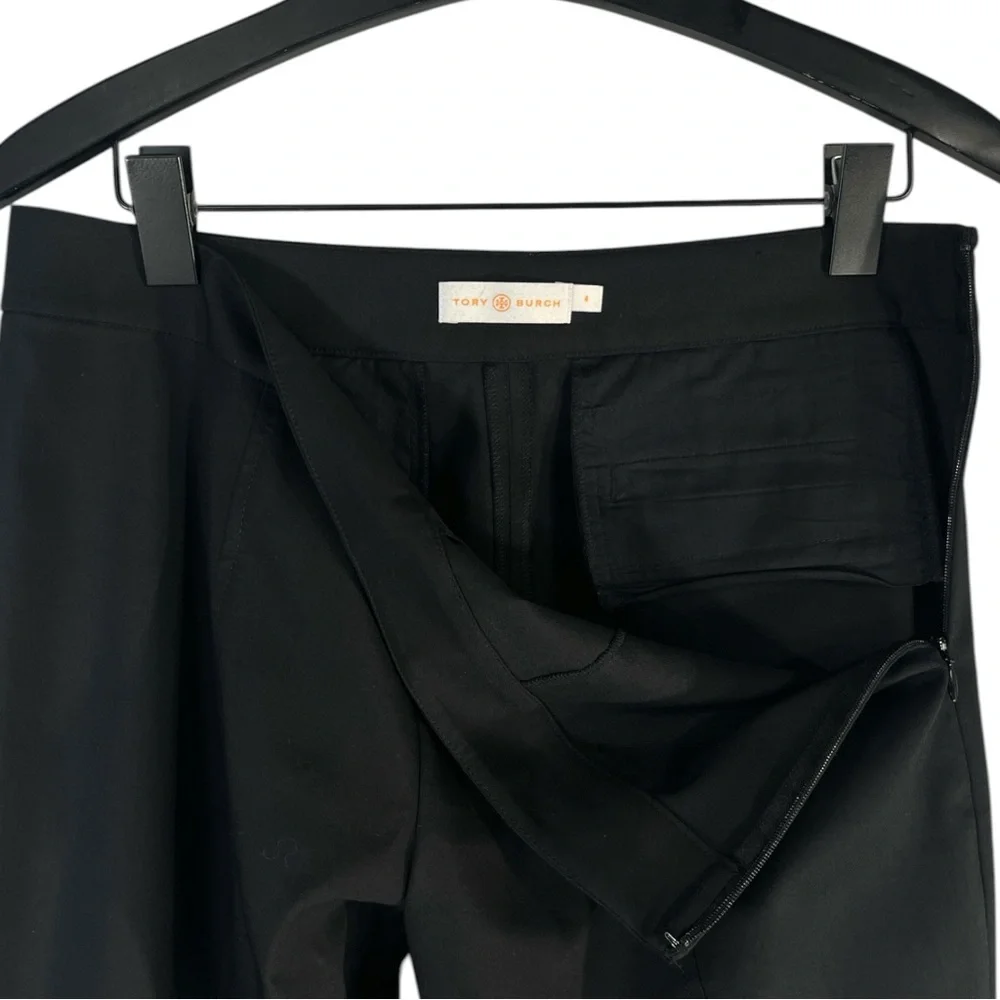 Tory Burch Callie Skinny Ankle Pants size 4 in Black